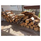 Assortment of Firewood on porch