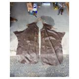 Leather vintage batwing  chaps