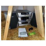 RCA model RS1286 5 disc changer audio system w remote
