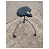 Rolling garage stool