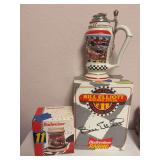 2 Racing steins, Bill Elliot
