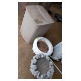 Planter, bird bath and deck box