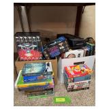 Many VHS tapes
