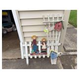 2 decorative garden fences