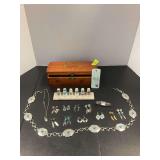 Jewelry box w SW style jewelry