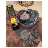 Kids Army clothing and spotlight