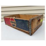 Wooden Pepsi Waterloo Iowa crate