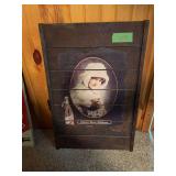 Repro Pabst Blue Ribbon wood crate side