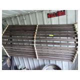 Freestanding yard swing and frame