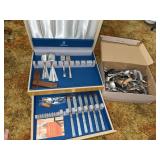 Flatware of all sorts and a flatware box