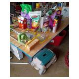 Sprinkler, potting mix, insect fogger and other garden needs