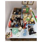 Various Avon bottles and their boxes