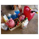 Gas can, antifreeze and other liquids