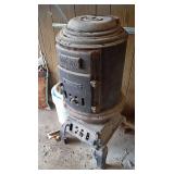 Cast iron REX 171 parlor stove