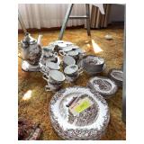Heritage Hall china Spanish American Hacienda pattern 6pc service for 8 Believe this to be unused