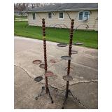 Wooden plant stands