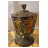 Fenton covered compote