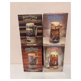 4 National Historical Landmark Series steins
