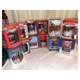 12 Budweiser Holiday Steins