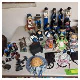Amish decor on top of card table