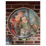 Falstaff 24” round metal tray