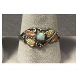 Size 9 Black Hills Gold ring No markings