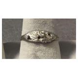 Size 8 Black Hills Gold ring Marked 925