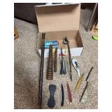 Smoking devices and two straight razors