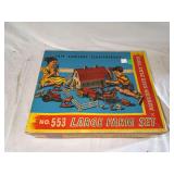 Auburn toys number 553 large farm set original box contents as shown