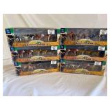 Six Country Life animal sets new in the box