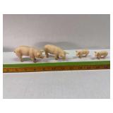 Schleich and or Safari animals as shown