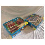 Ertl farm country Farm dealership set and vintage building set appears new in the box
