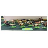 Cattle drive figures plastic