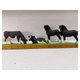 Schleich and or Safari animals as shown