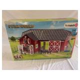 Schleich Farm World, barn and accessories appears NIB