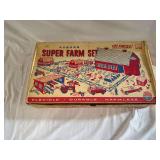 Auburn toys super Farm set number 978 original box and toys as shown