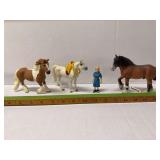 Schleich and or Safari animals as shown