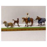 Schleich and or Safari animals as shown
