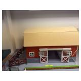 Schleich plywood barn and fence