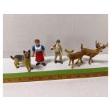 Schleich and or Safari animals as shown