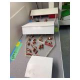 Masonite shed, open front cattle shed, garage and cow herd