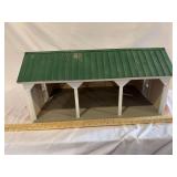 Handmade wooden open front Barn