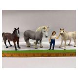Schleich and or Safari animals as shown
