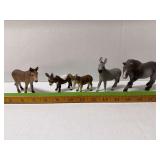 Schleich and or Safari animals as shown