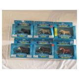 Ertl collectible animals six bulls and calves