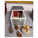 Schleich Chicken coop and animals