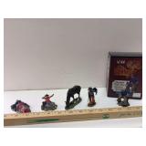 5 Blackhawk cast metal Western Series cowboy figures