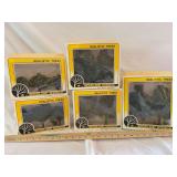 5 boxes of woodland scenic realistic tree sets new in the box