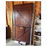 New sliding barn door with hanging hardware 42 x 84” solid wood