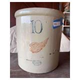 10 gallon red wing crock 6” wing